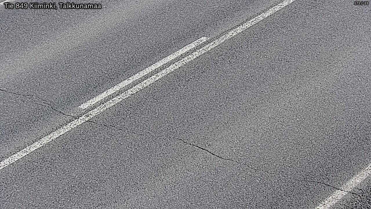 Weather Camera Image Väg 849 Kiiminki, Talkkunamaa, Oulu, Pohjois-Pohjanmaa