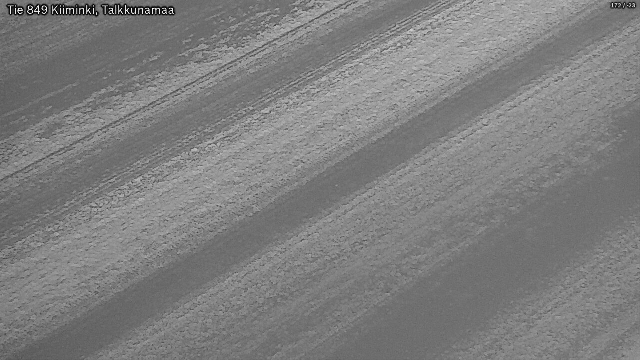 Weather Camera Image Road 849 Kiiminki, Talkkunamaa, Oulu, Pohjois-Pohjanmaa