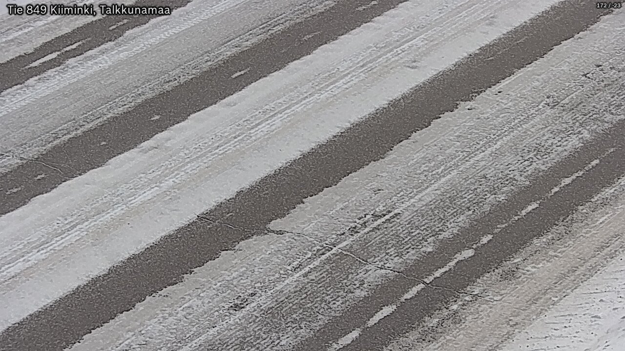 Weather Camera Image Road 849 Kiiminki, Talkkunamaa, Oulu, Pohjois-Pohjanmaa
