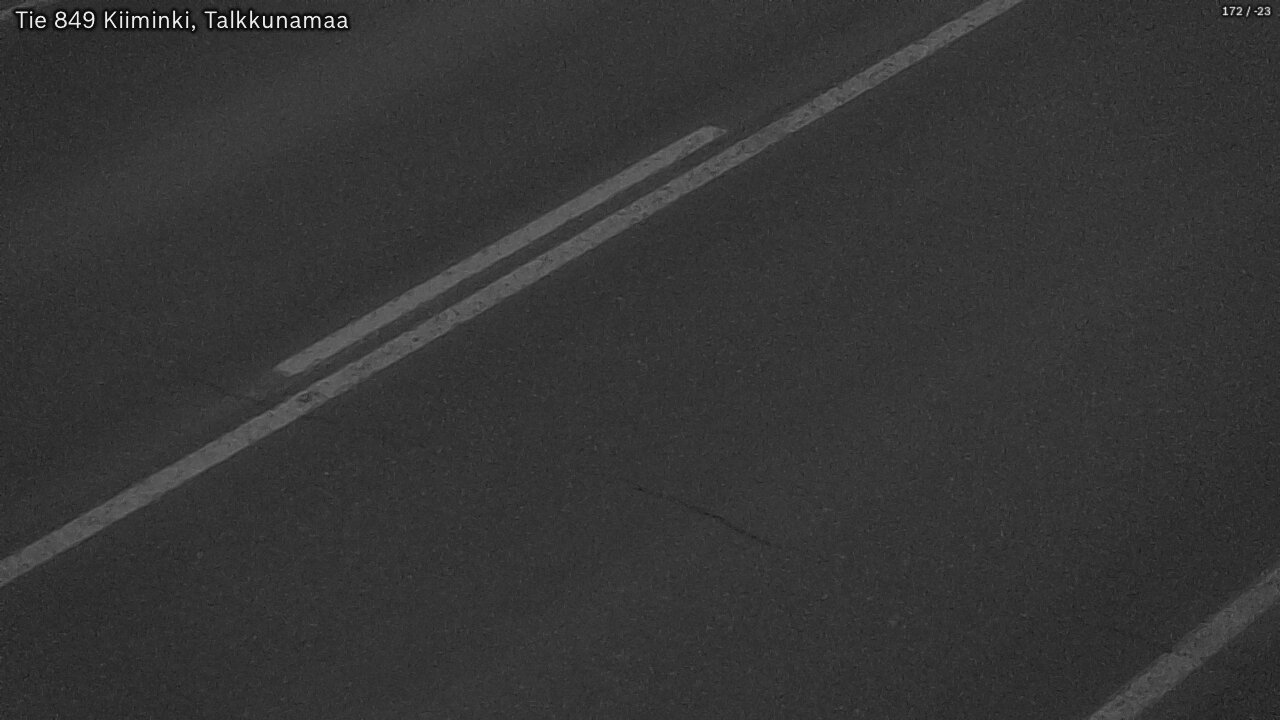 Weather Camera Image Väg 849 Kiiminki, Talkkunamaa, Oulu, Pohjois-Pohjanmaa
