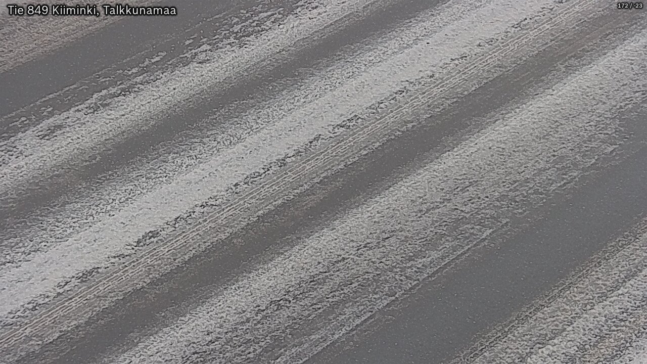 Weather Camera Image Road 849 Kiiminki, Talkkunamaa, Oulu, Pohjois-Pohjanmaa