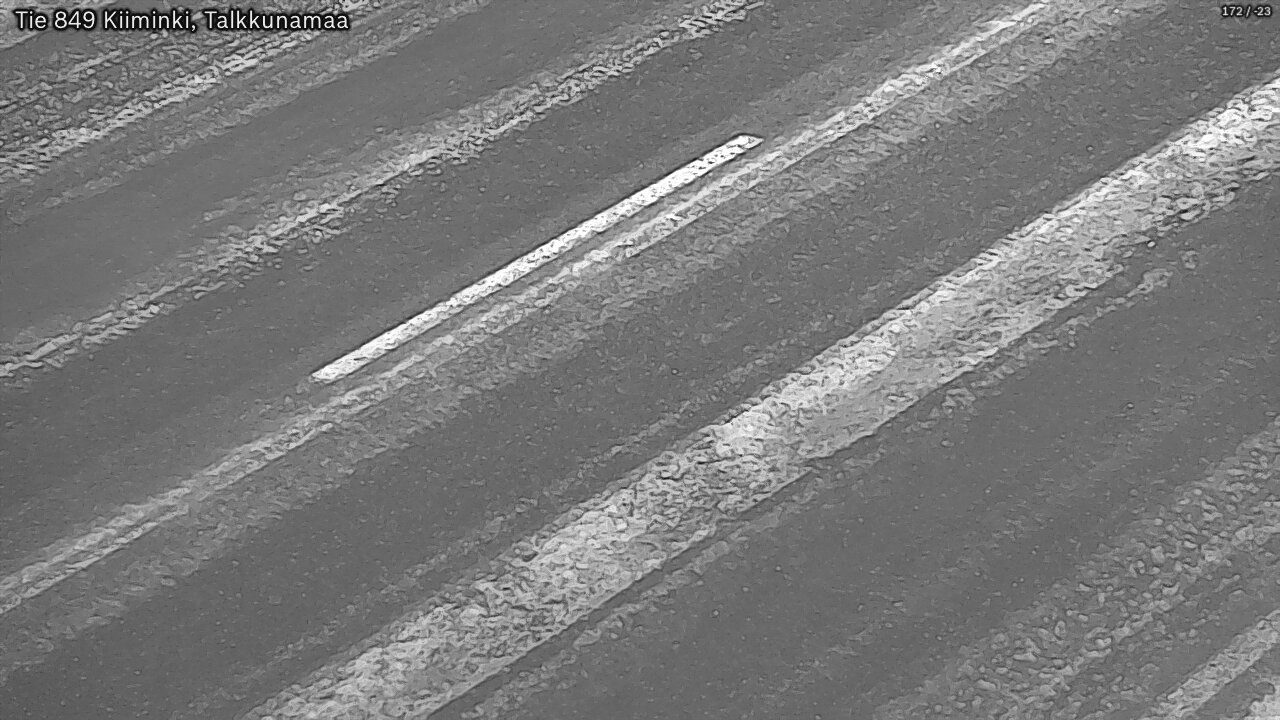 Weather Camera Image Road 849 Kiiminki, Talkkunamaa, Oulu, Pohjois-Pohjanmaa