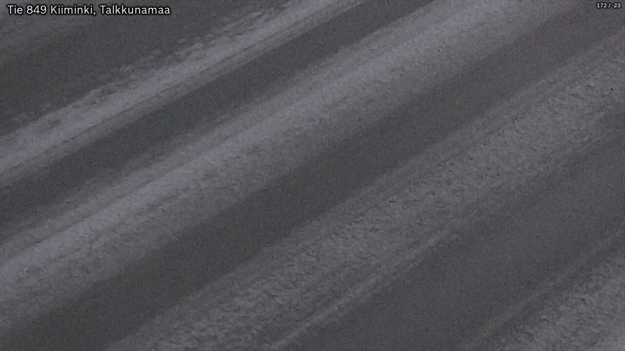 Weather Camera Image Väg 849 Kiiminki, Talkkunamaa, Oulu, Pohjois-Pohjanmaa