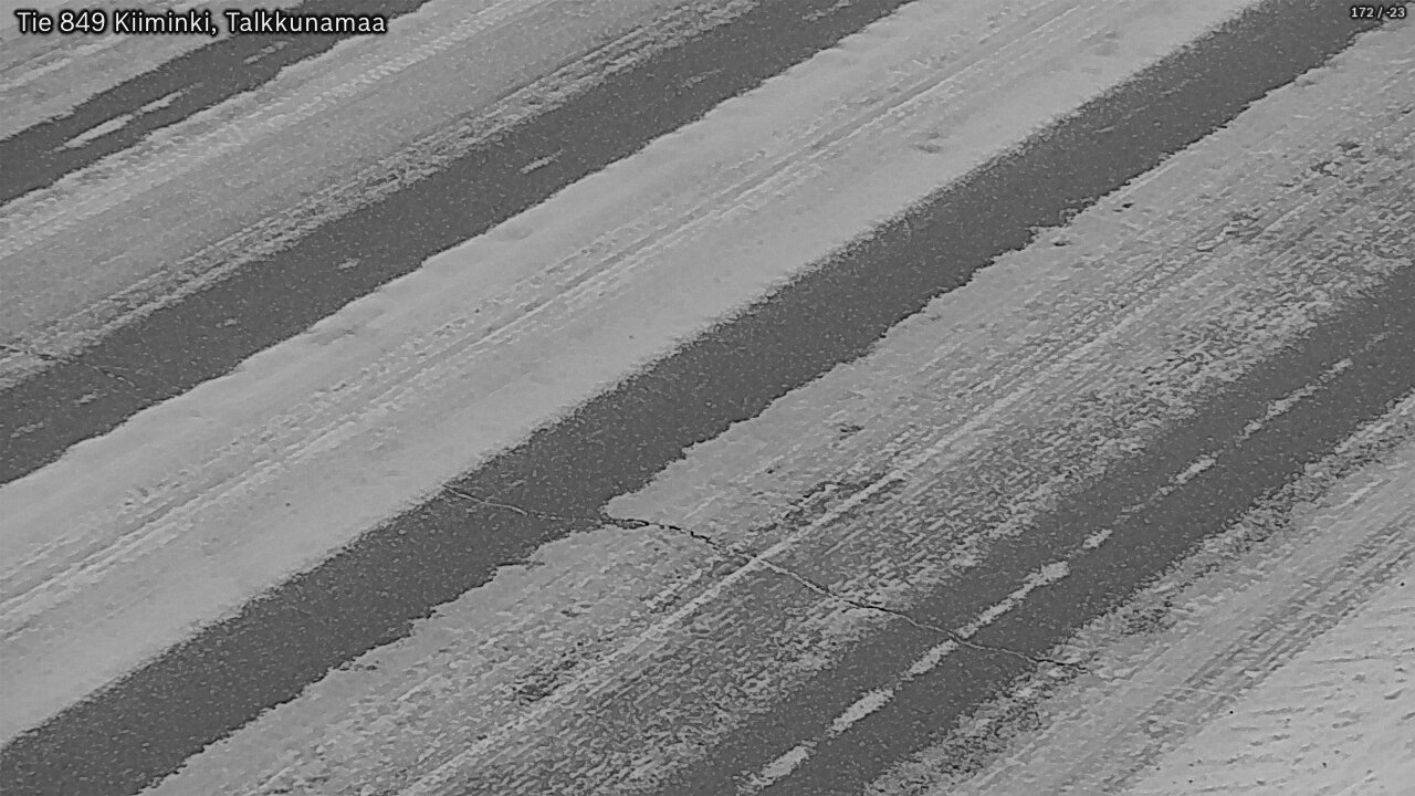Weather Camera Image Road 849 Kiiminki, Talkkunamaa, Oulu, Pohjois-Pohjanmaa
