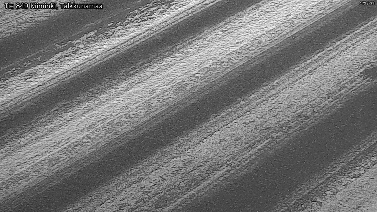 Weather Camera Image Väg 849 Kiiminki, Talkkunamaa, Oulu, Pohjois-Pohjanmaa