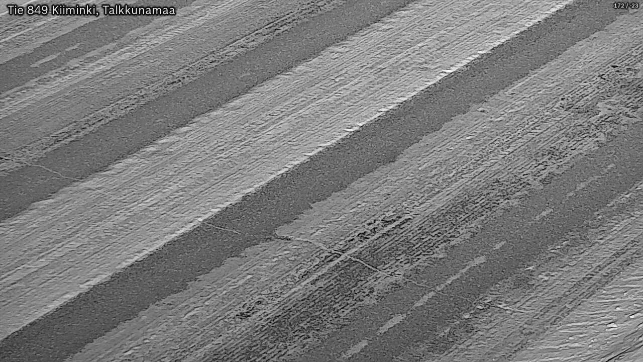 Weather Camera Image Road 849 Kiiminki, Talkkunamaa, Oulu, Pohjois-Pohjanmaa