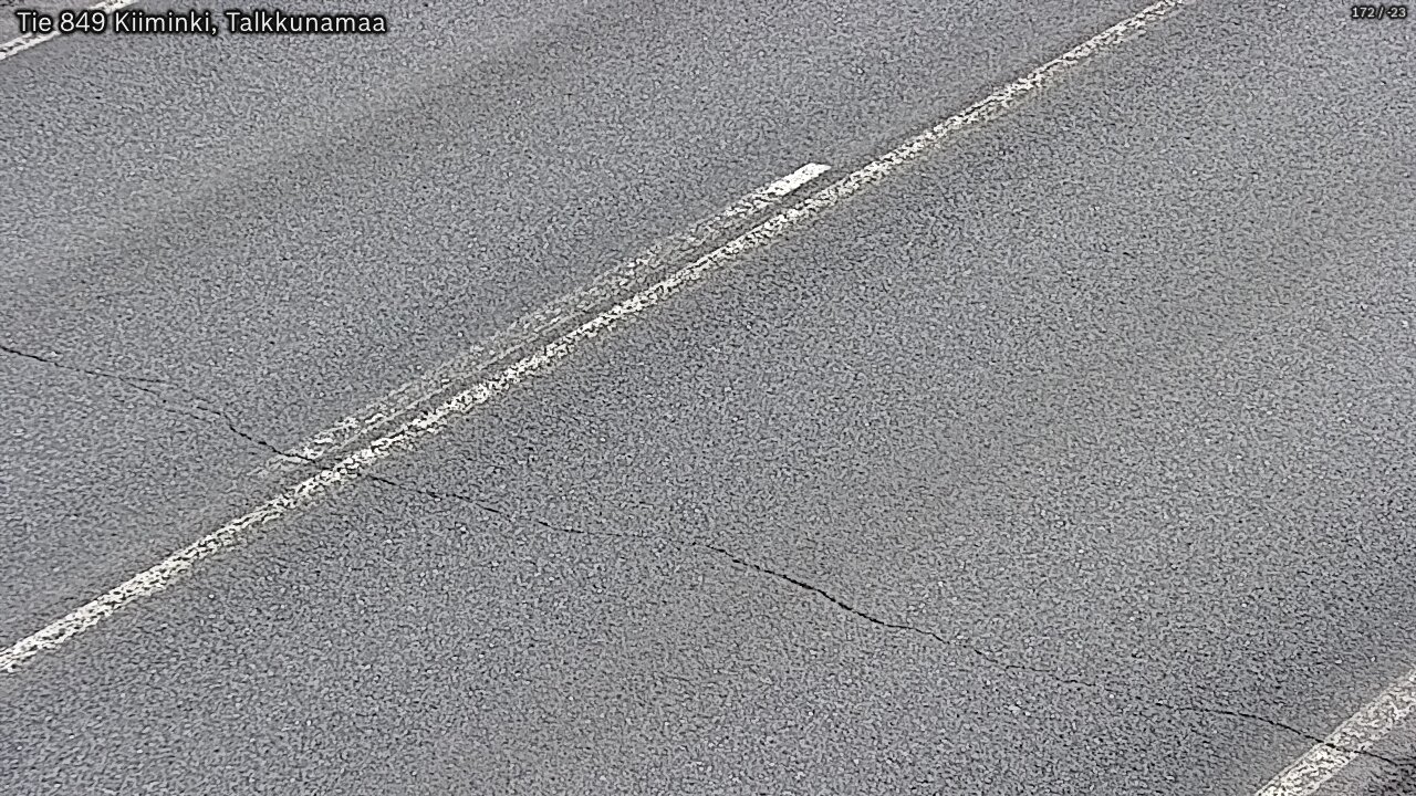 Weather Camera Image Väg 849 Kiiminki, Talkkunamaa, Oulu, Pohjois-Pohjanmaa