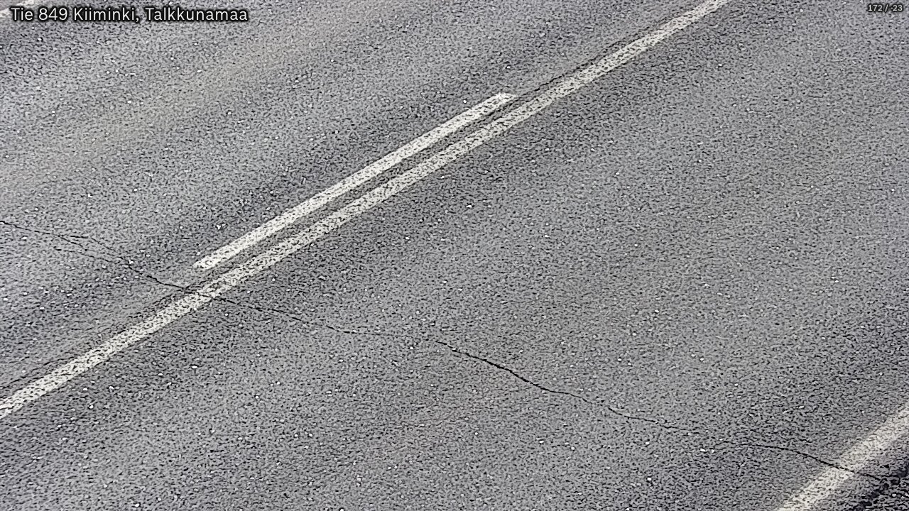 Weather Camera Image Väg 849 Kiiminki, Talkkunamaa, Oulu, Pohjois-Pohjanmaa