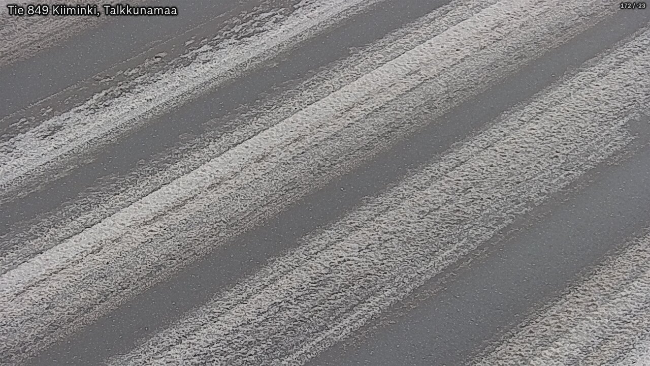 Weather Camera Image Road 849 Kiiminki, Talkkunamaa, Oulu, Pohjois-Pohjanmaa
