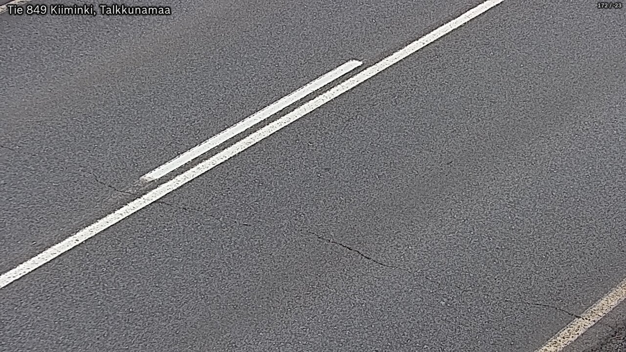 Weather Camera Image Road 849 Kiiminki, Talkkunamaa, Oulu, Pohjois-Pohjanmaa