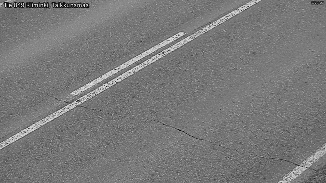 Weather Camera Image Väg 849 Kiiminki, Talkkunamaa, Oulu, Pohjois-Pohjanmaa