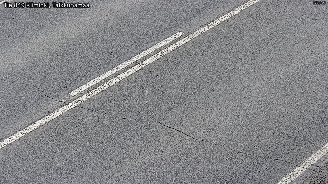 Weather Camera Image Väg 849 Kiiminki, Talkkunamaa, Oulu, Pohjois-Pohjanmaa