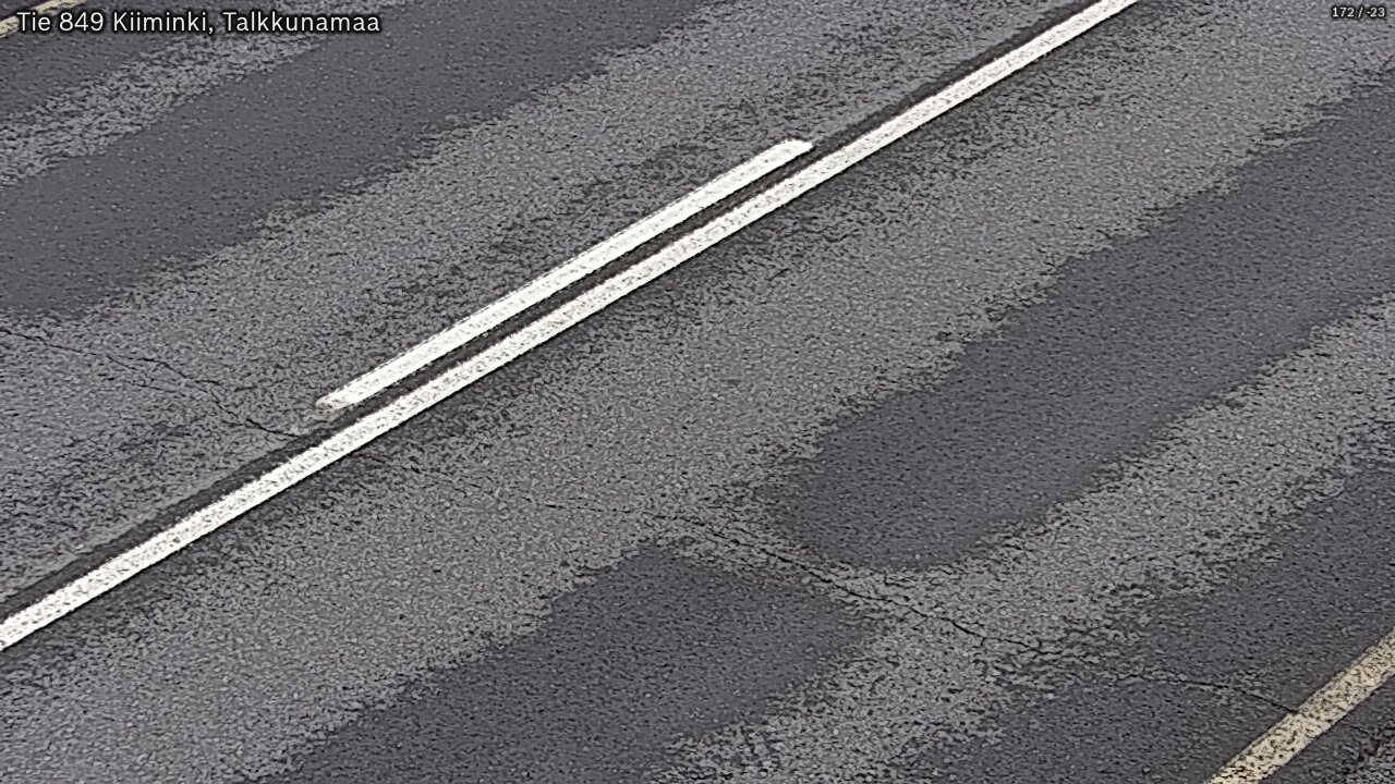 Weather Camera Image Väg 849 Kiiminki, Talkkunamaa, Oulu, Pohjois-Pohjanmaa