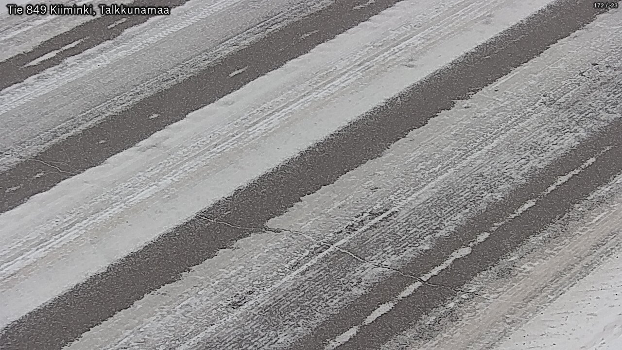 Kelikamerat Kuva Tie 849 Kiiminki, Talkkunamaa, Oulu, Pohjois-Pohjanmaa