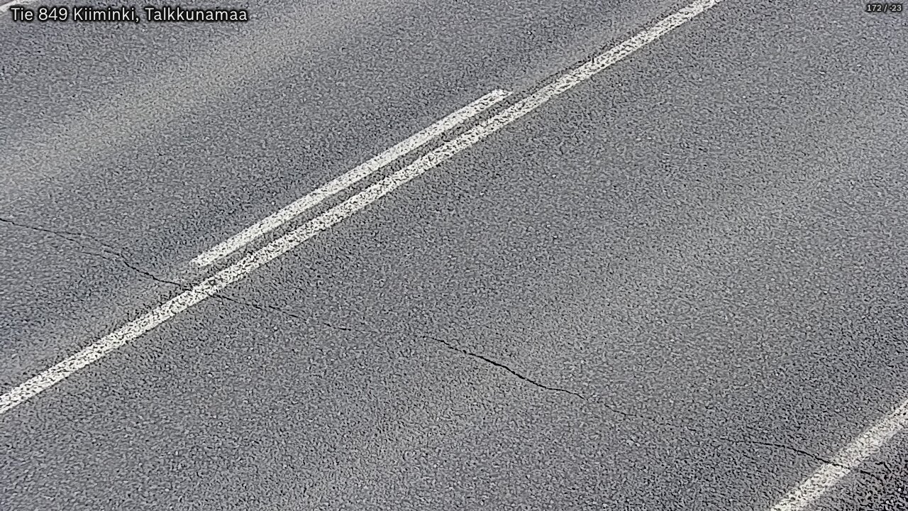 Weather Camera Image Väg 849 Kiiminki, Talkkunamaa, Oulu, Pohjois-Pohjanmaa
