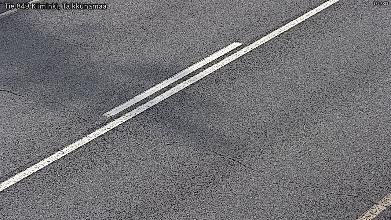 Weather Camera Image Road 849 Kiiminki, Talkkunamaa, Oulu, Pohjois-Pohjanmaa