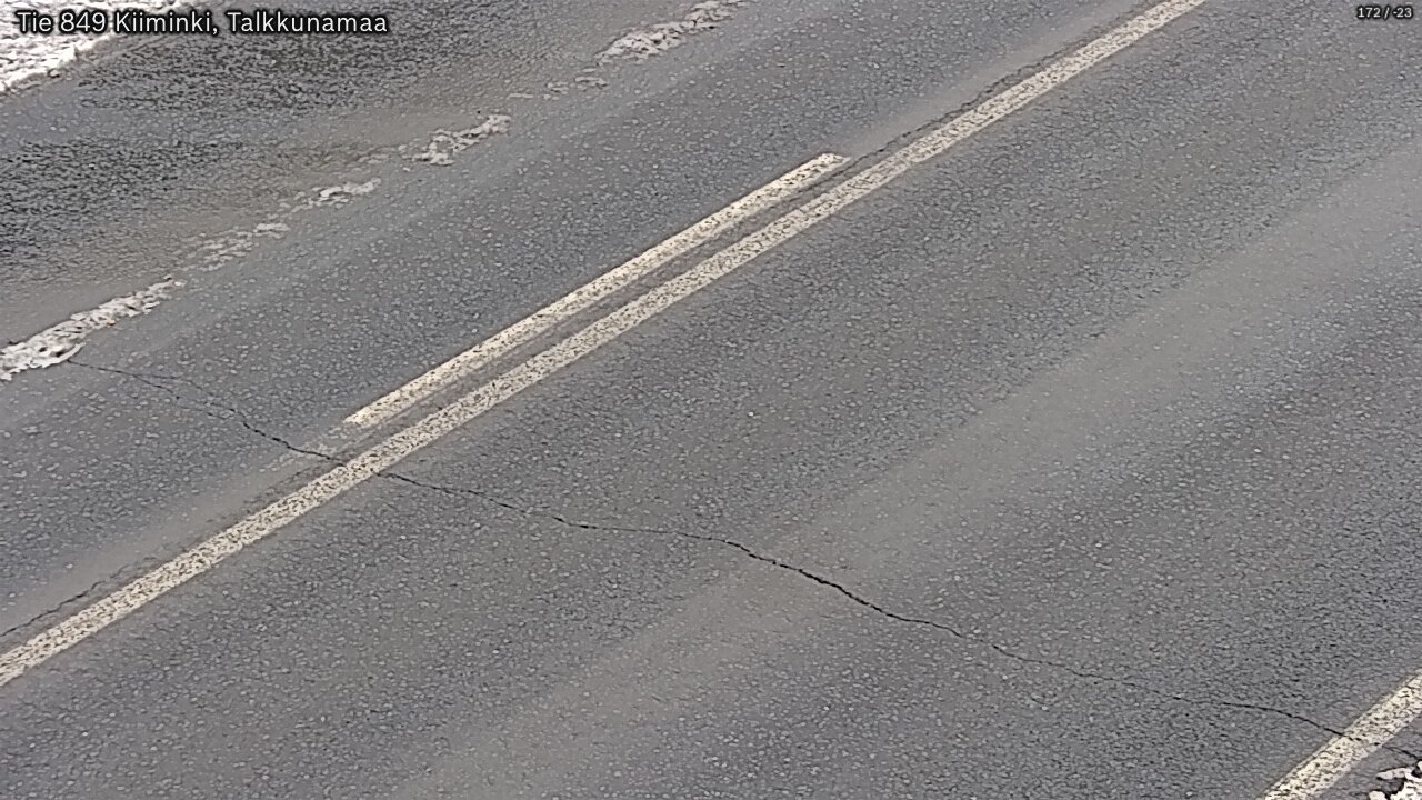 Weather Camera Image Road 849 Kiiminki, Talkkunamaa, Oulu, Pohjois-Pohjanmaa