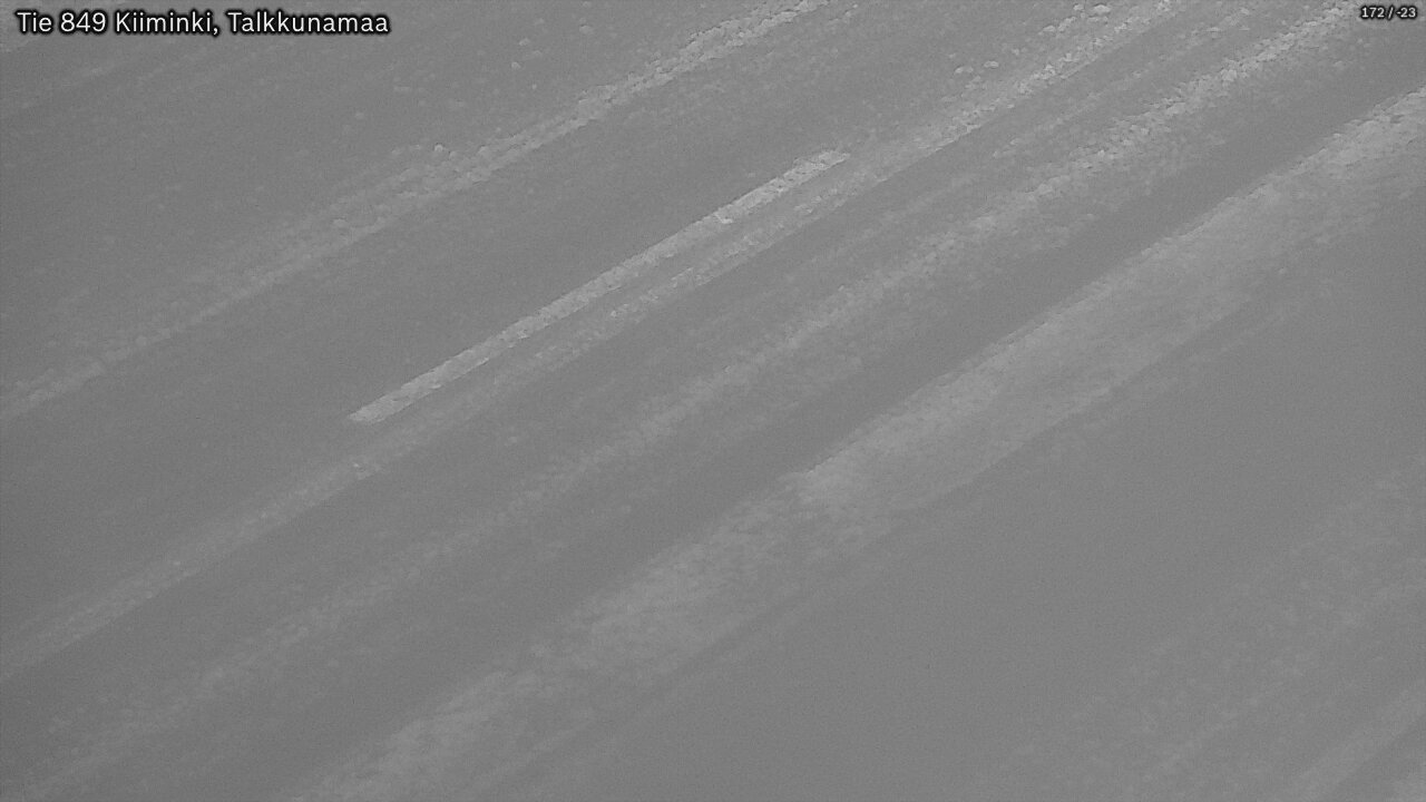 Weather Camera Image Road 849 Kiiminki, Talkkunamaa, Oulu, Pohjois-Pohjanmaa