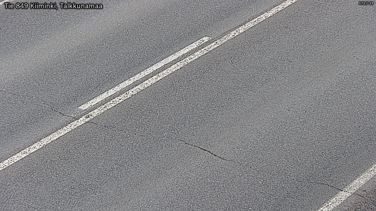 Weather Camera Image Väg 849 Kiiminki, Talkkunamaa, Oulu, Pohjois-Pohjanmaa