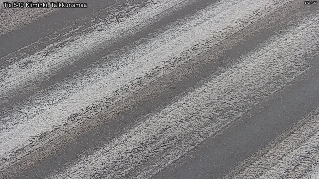 Weather Camera Image Road 849 Kiiminki, Talkkunamaa, Oulu, Pohjois-Pohjanmaa