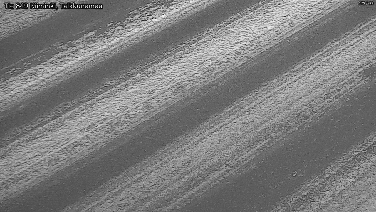 Weather Camera Image Väg 849 Kiiminki, Talkkunamaa, Oulu, Pohjois-Pohjanmaa