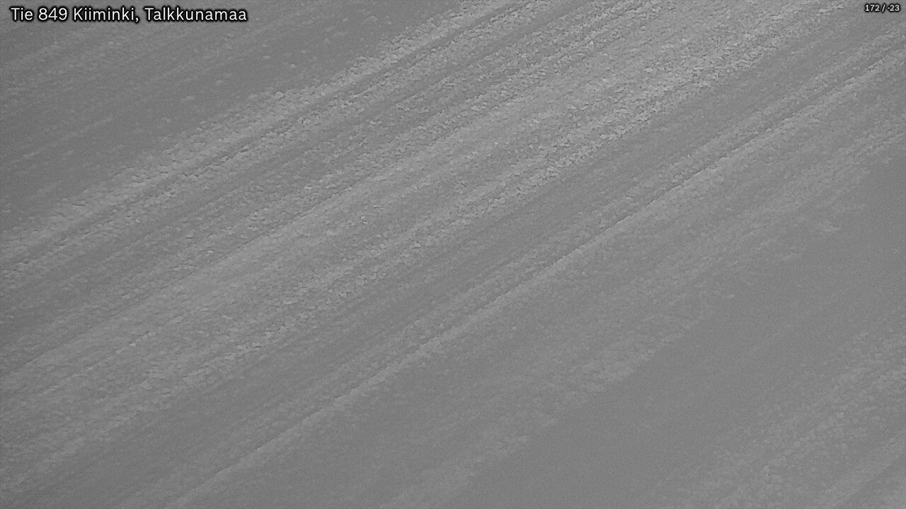Weather Camera Image Road 849 Kiiminki, Talkkunamaa, Oulu, Pohjois-Pohjanmaa