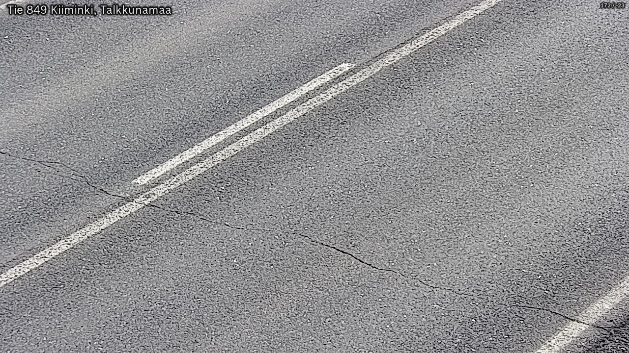 Weather Camera Image Väg 849 Kiiminki, Talkkunamaa, Oulu, Pohjois-Pohjanmaa