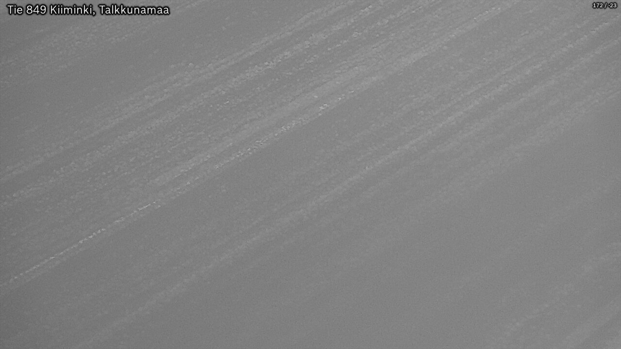 Weather Camera Image Road 849 Kiiminki, Talkkunamaa, Oulu, Pohjois-Pohjanmaa