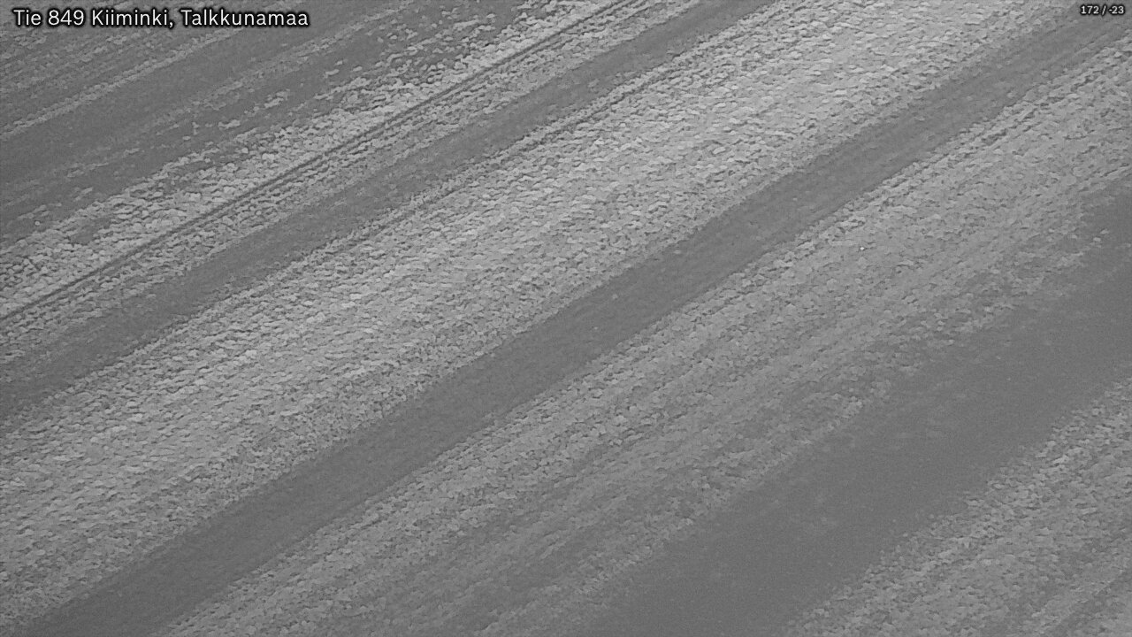 Weather Camera Image Road 849 Kiiminki, Talkkunamaa, Oulu, Pohjois-Pohjanmaa