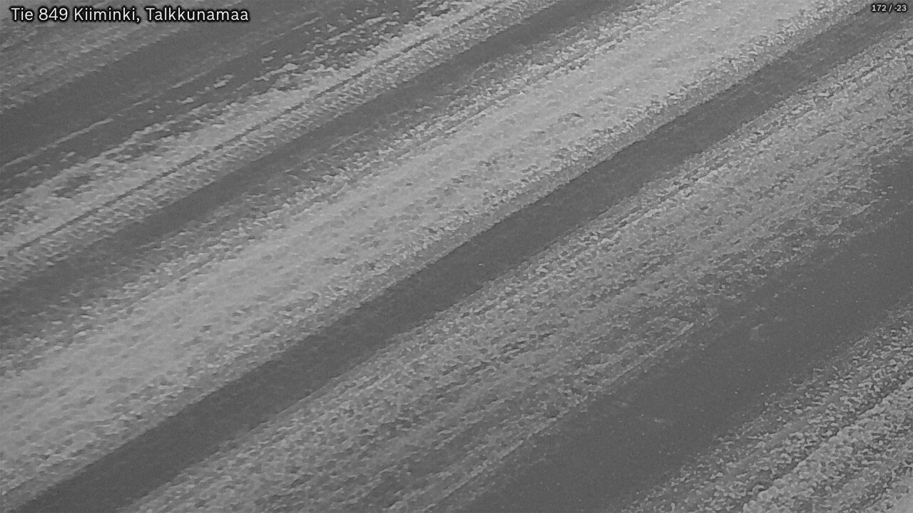 Weather Camera Image Road 849 Kiiminki, Talkkunamaa, Oulu, Pohjois-Pohjanmaa