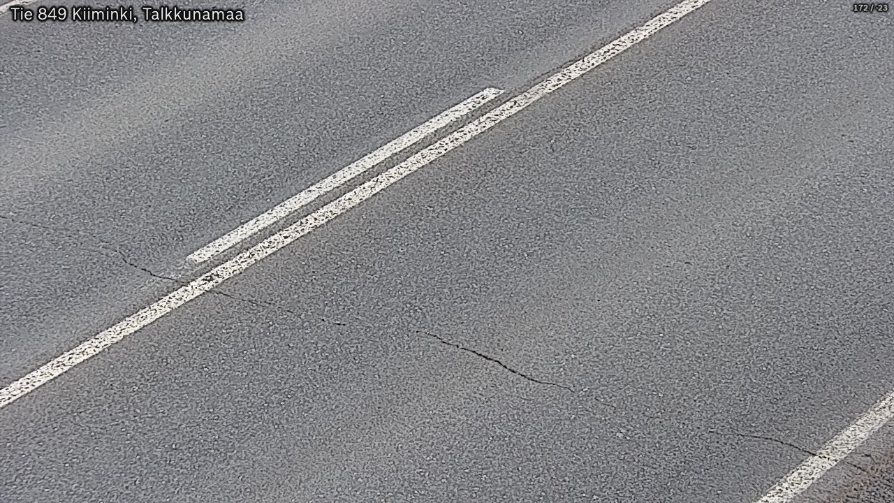Weather Camera Image Väg 849 Kiiminki, Talkkunamaa, Oulu, Pohjois-Pohjanmaa