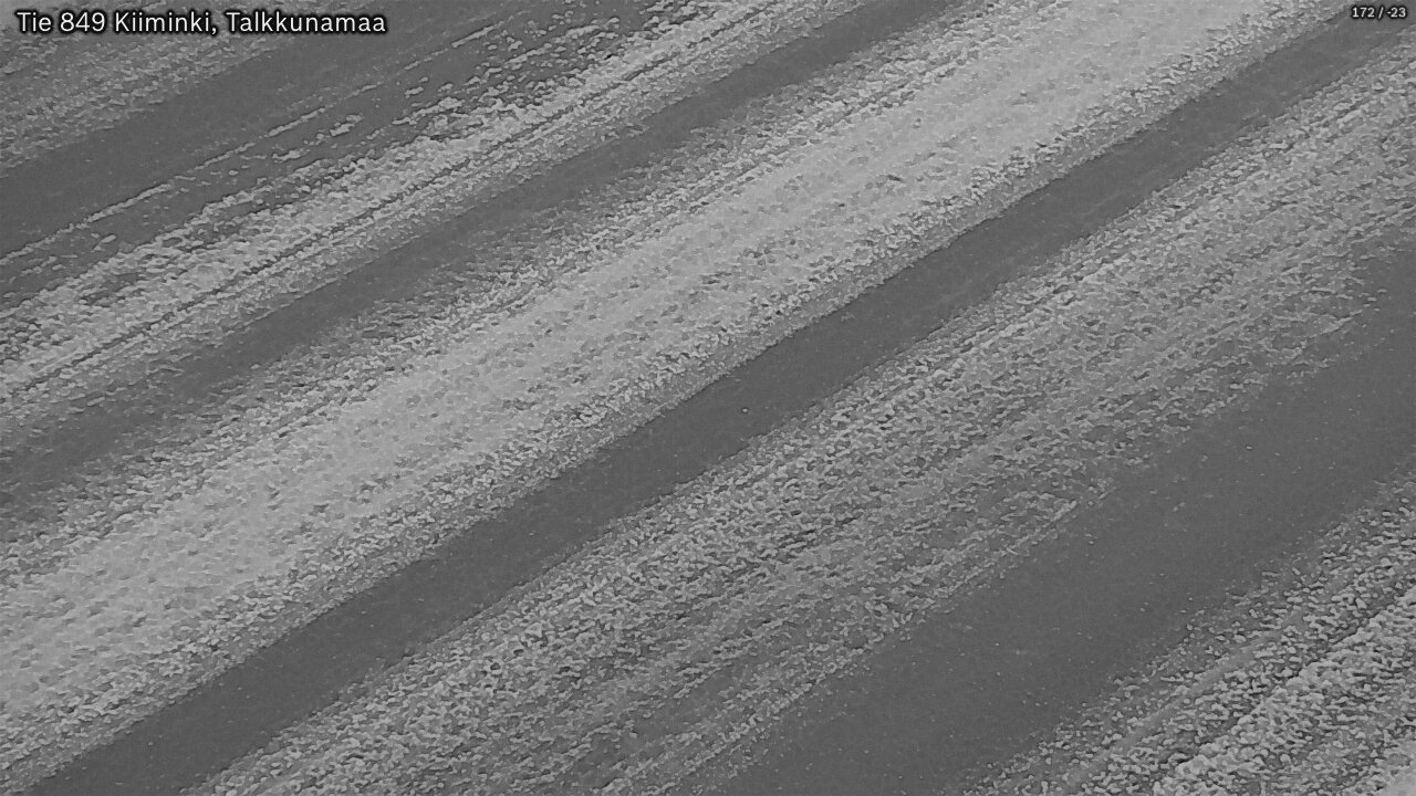 Weather Camera Image Road 849 Kiiminki, Talkkunamaa, Oulu, Pohjois-Pohjanmaa