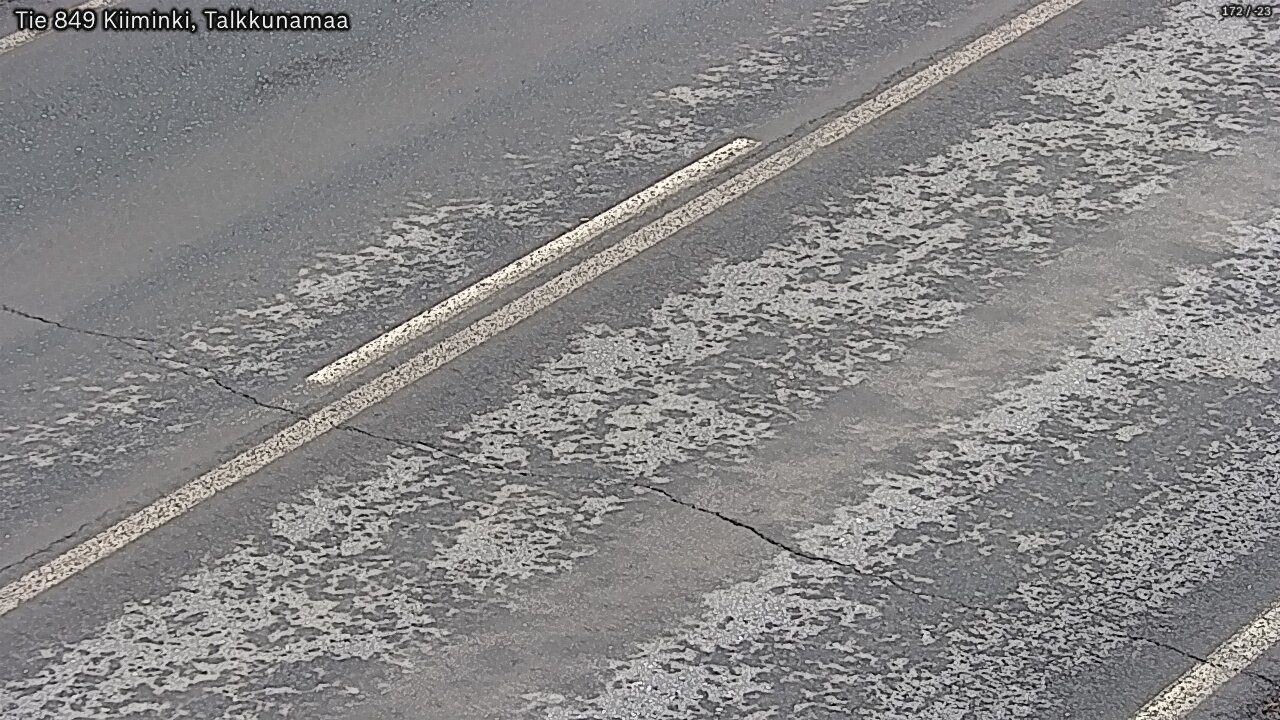 Weather Camera Image Väg 849 Kiiminki, Talkkunamaa, Oulu, Pohjois-Pohjanmaa