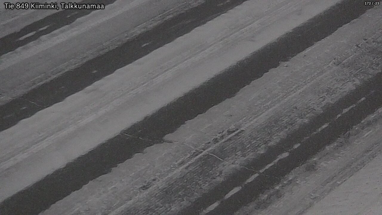 Weather Camera Image Road 849 Kiiminki, Talkkunamaa, Oulu, Pohjois-Pohjanmaa