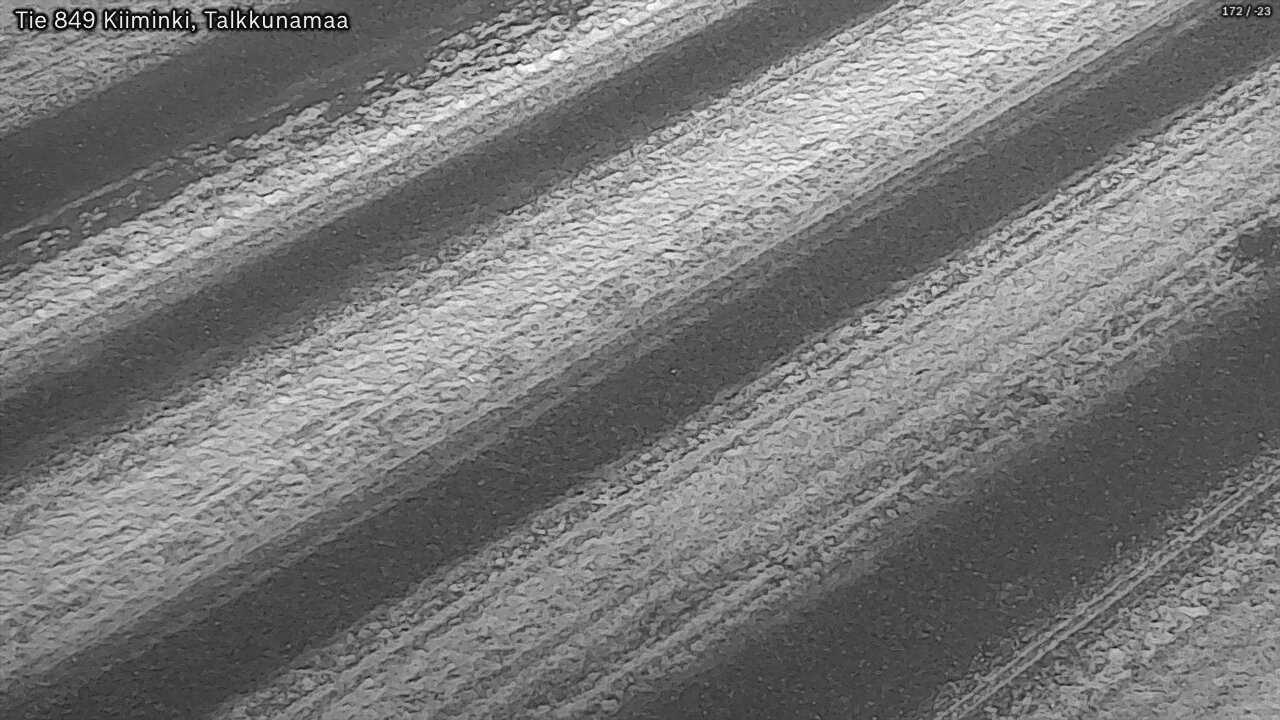 Weather Camera Image Väg 849 Kiiminki, Talkkunamaa, Oulu, Pohjois-Pohjanmaa