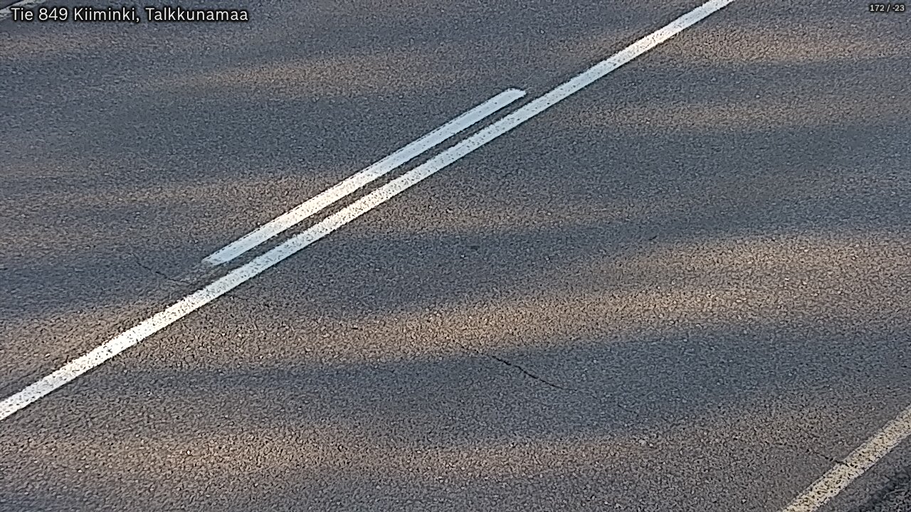 Weather Camera Image Road 849 Kiiminki, Talkkunamaa, Oulu, Pohjois-Pohjanmaa