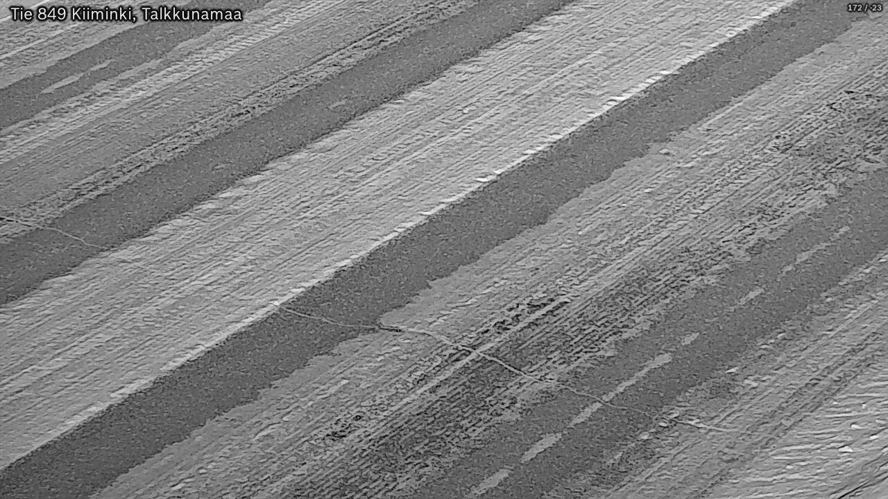 Weather Camera Image Road 849 Kiiminki, Talkkunamaa, Oulu, Pohjois-Pohjanmaa