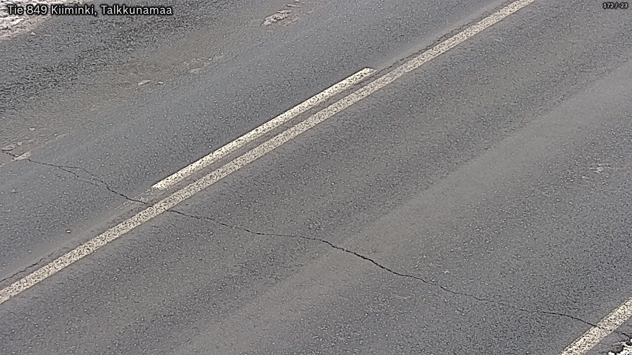 Weather Camera Image Road 849 Kiiminki, Talkkunamaa, Oulu, Pohjois-Pohjanmaa