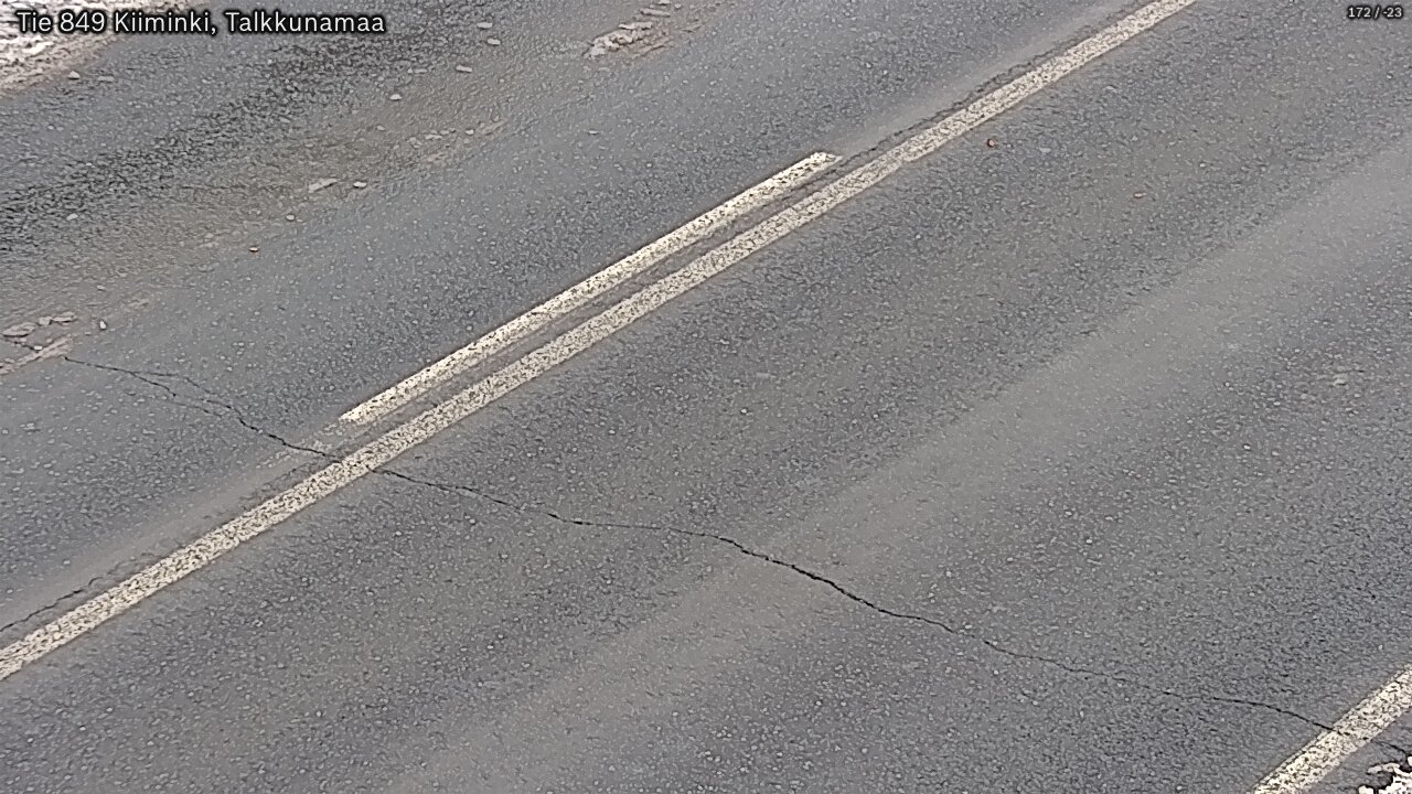 Weather Camera Image Road 849 Kiiminki, Talkkunamaa, Oulu, Pohjois-Pohjanmaa