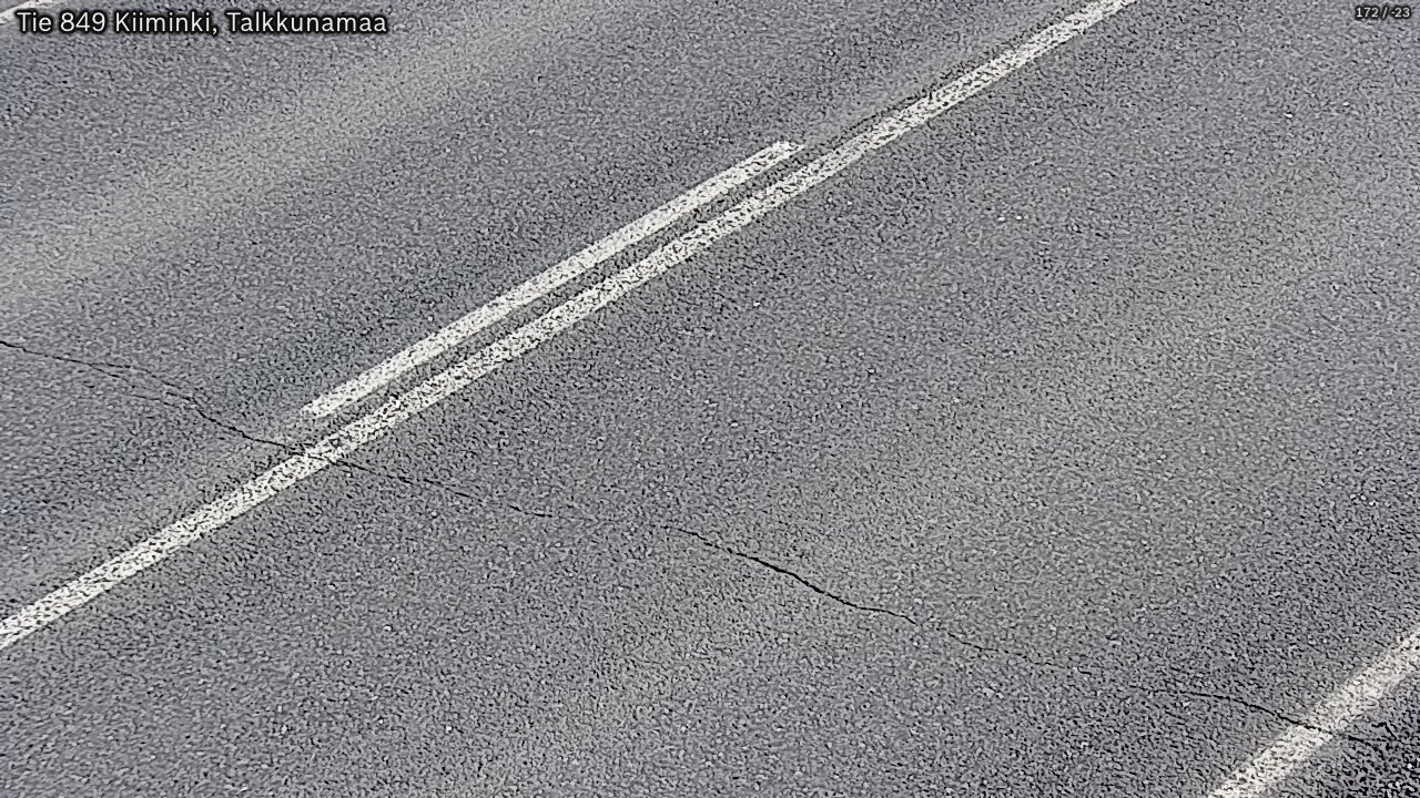 Weather Camera Image Väg 849 Kiiminki, Talkkunamaa, Oulu, Pohjois-Pohjanmaa