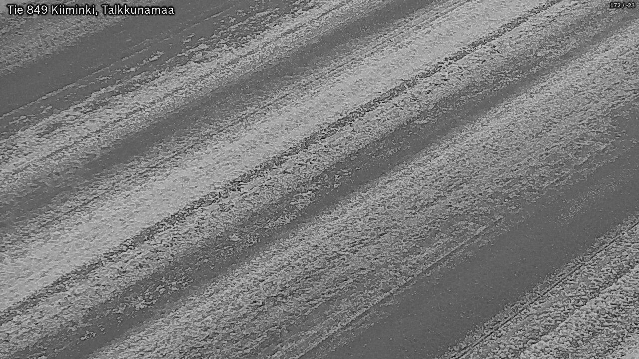 Weather Camera Image Road 849 Kiiminki, Talkkunamaa, Oulu, Pohjois-Pohjanmaa