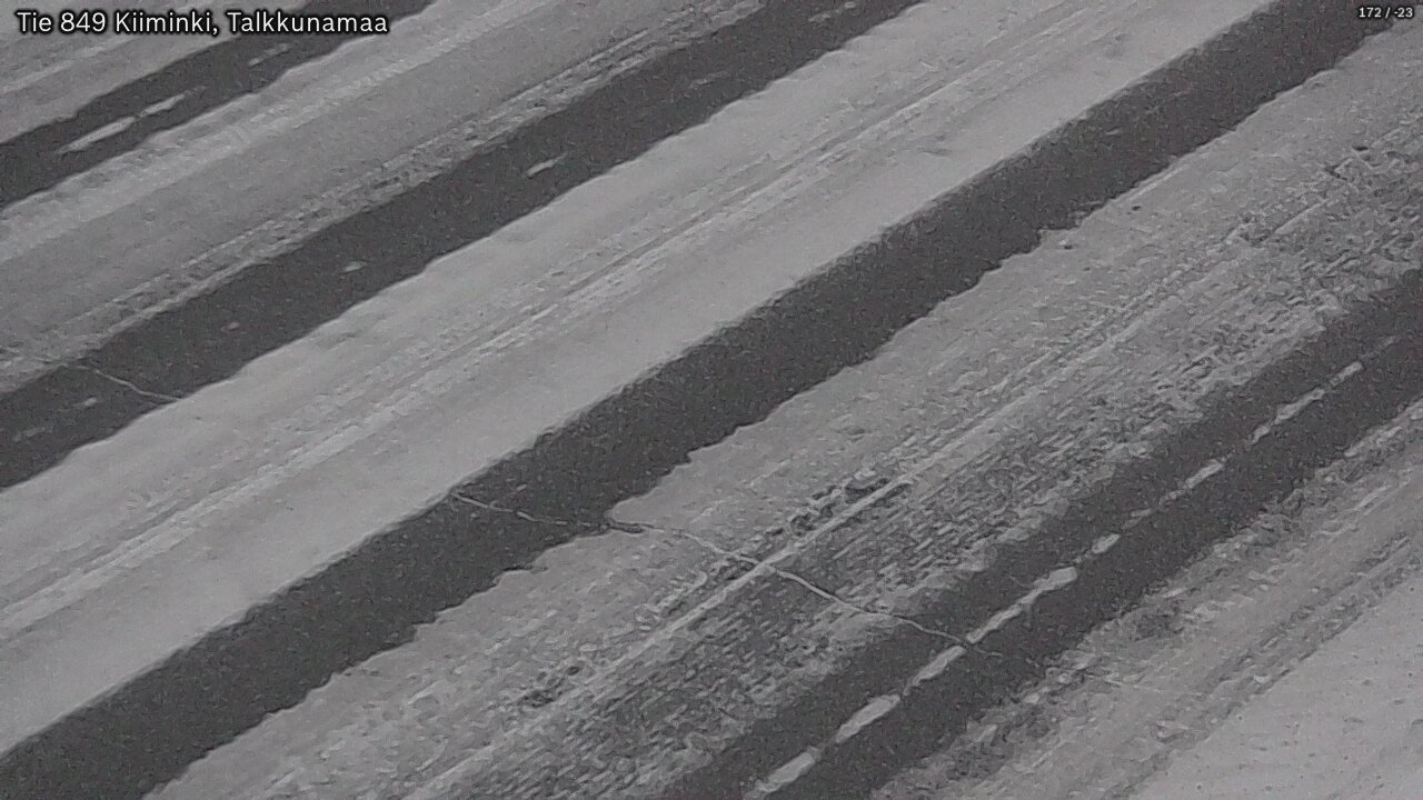 Weather Camera Image Road 849 Kiiminki, Talkkunamaa, Oulu, Pohjois-Pohjanmaa