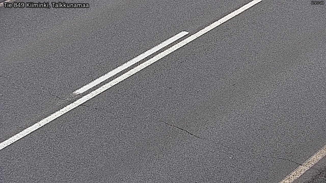 Weather Camera Image Road 849 Kiiminki, Talkkunamaa, Oulu, Pohjois-Pohjanmaa