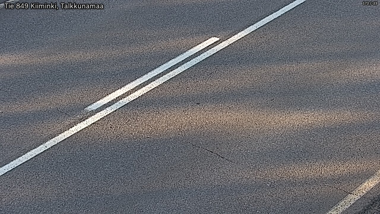 Weather Camera Image Road 849 Kiiminki, Talkkunamaa, Oulu, Pohjois-Pohjanmaa