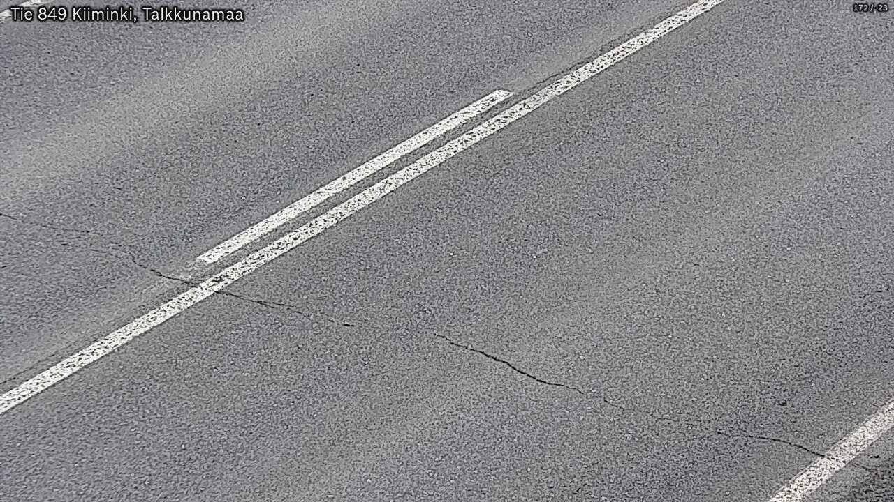 Weather Camera Image Väg 849 Kiiminki, Talkkunamaa, Oulu, Pohjois-Pohjanmaa