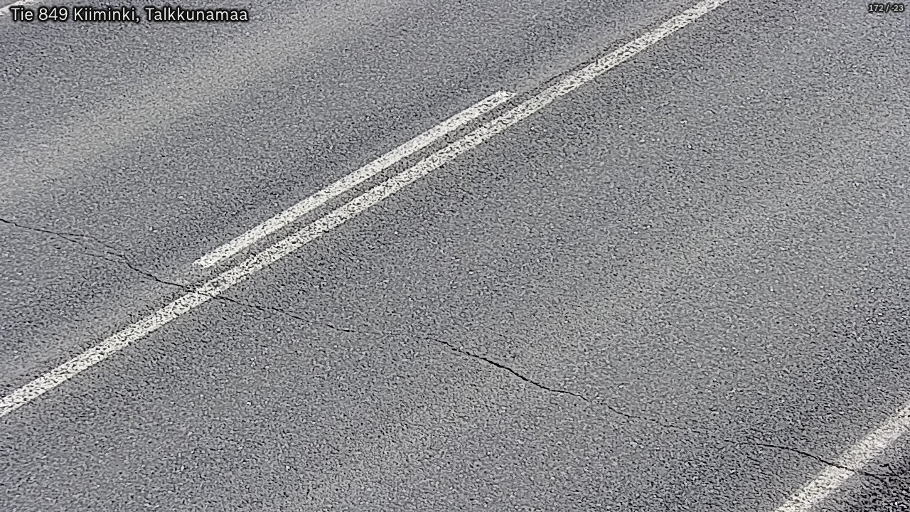 Weather Camera Image Väg 849 Kiiminki, Talkkunamaa, Oulu, Pohjois-Pohjanmaa
