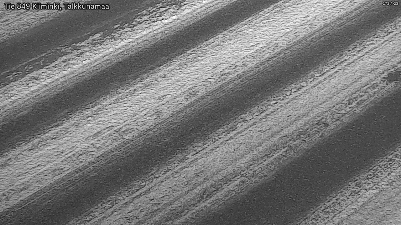 Weather Camera Image Väg 849 Kiiminki, Talkkunamaa, Oulu, Pohjois-Pohjanmaa