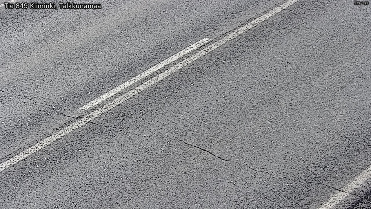 Weather Camera Image Väg 849 Kiiminki, Talkkunamaa, Oulu, Pohjois-Pohjanmaa