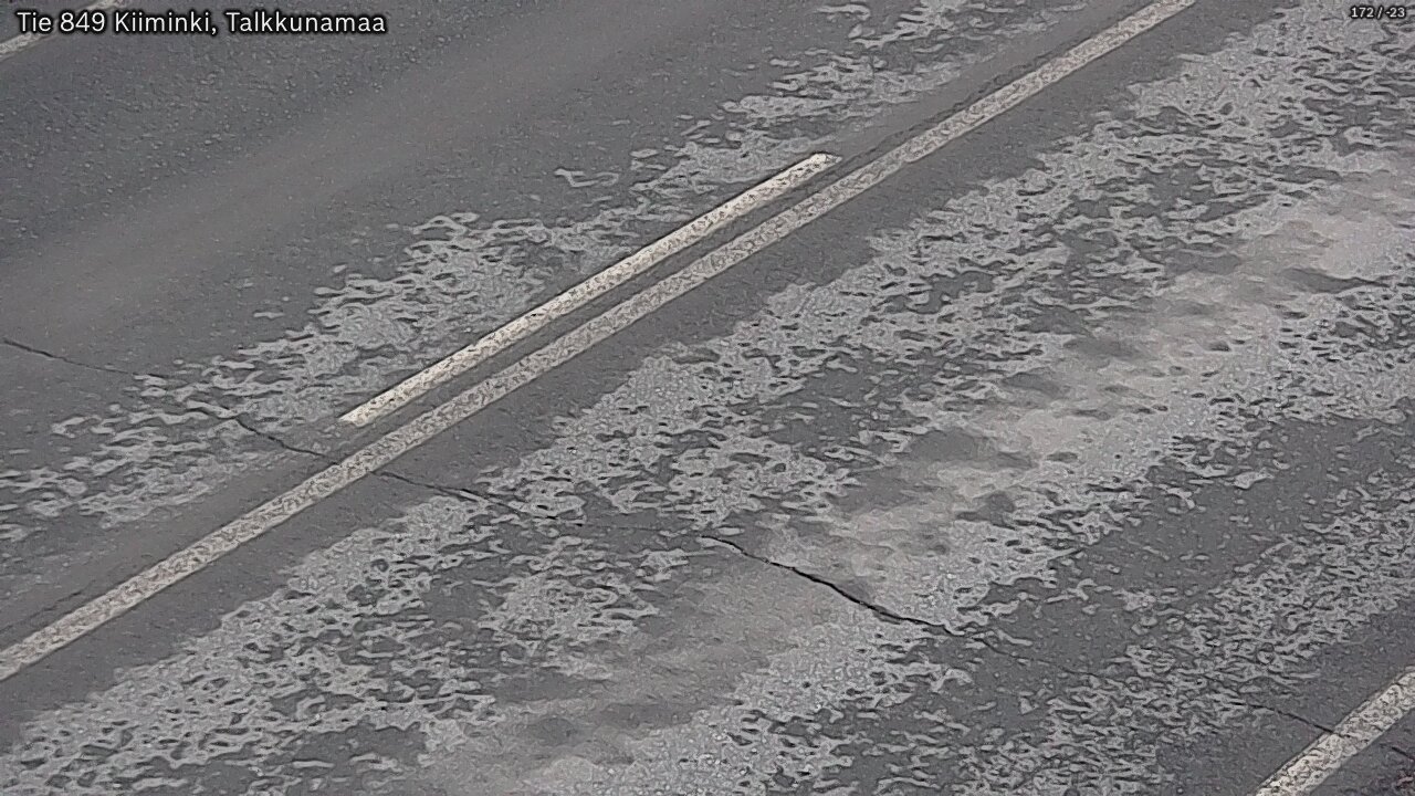 Weather Camera Image Väg 849 Kiiminki, Talkkunamaa, Oulu, Pohjois-Pohjanmaa