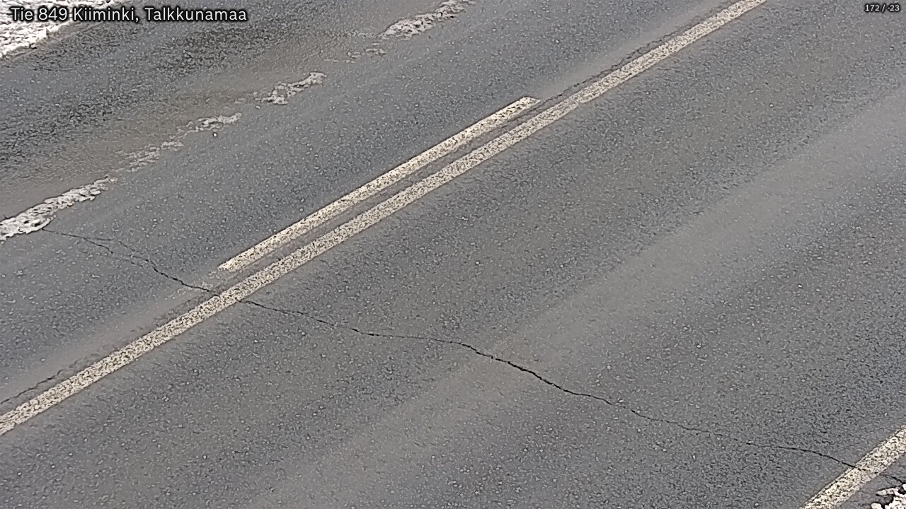 Weather Camera Image Road 849 Kiiminki, Talkkunamaa, Oulu, Pohjois-Pohjanmaa